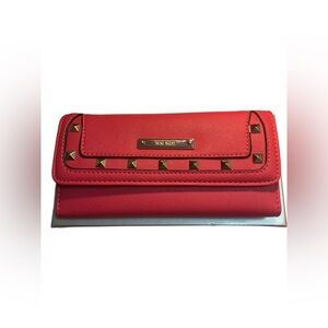 Nine West Hot Pink Clutch Wallet. NWOT
